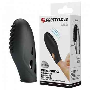 Насадка на палец - Pretty Love Gilo Finger Vibrator Black Sex Aura Киев