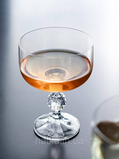 Набір келихів для шампанського креманка 6 шт 200 мл Bohemia Sterna 4S149-200 скло з гарною ніжкою Київ - фото 2