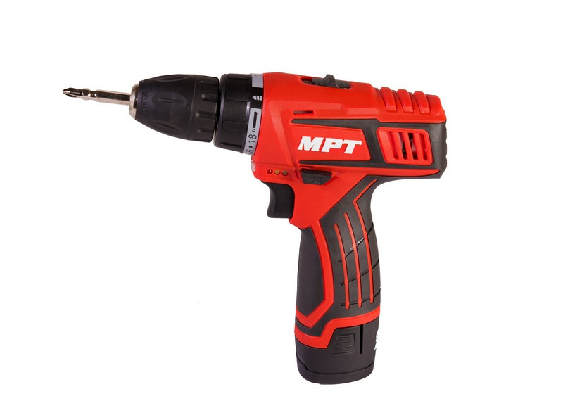 MPT Дриль-шуруповерт акумуляторний MPT 12 V Li-ion 1.5 Аг 2 швидкості 0-400/1450 об/хв 10 мм 2 Коломия - фото 3