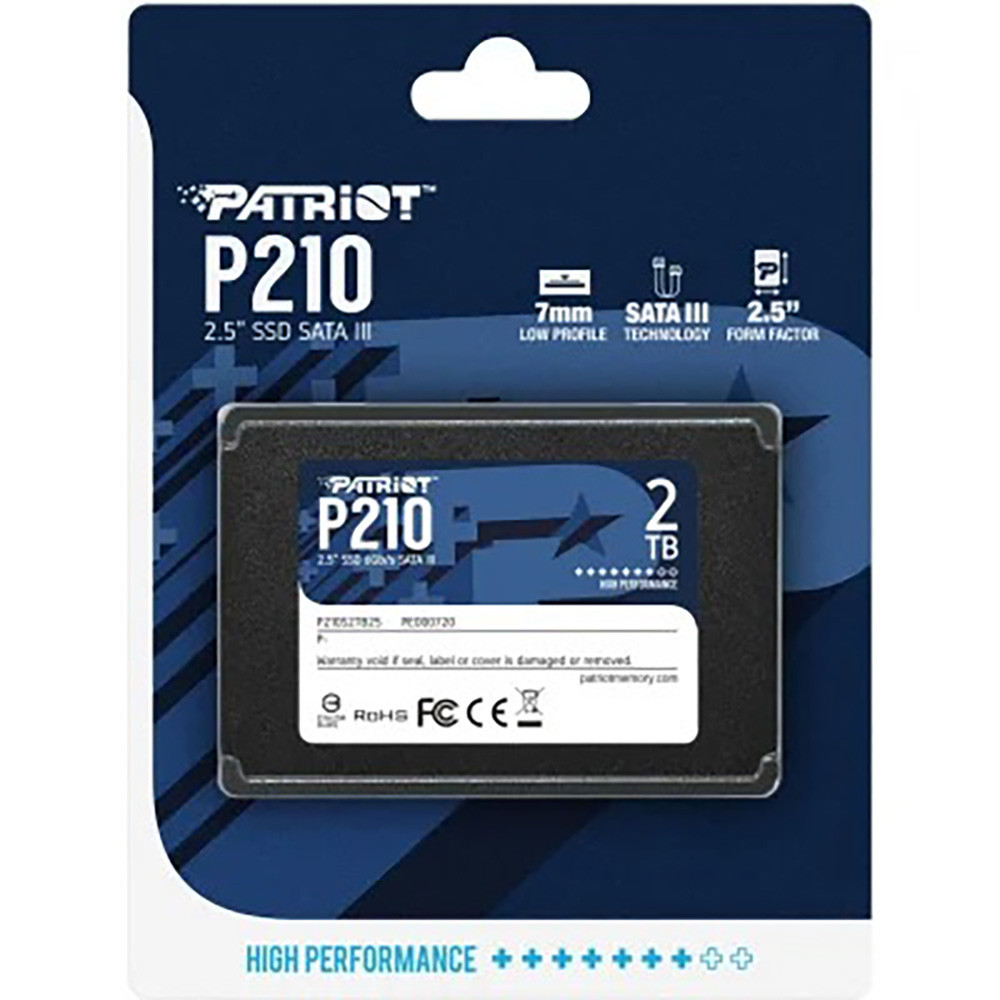 SSD Patriot P210 2TB 2.5" для швидкого зберігання Київ - фото 5