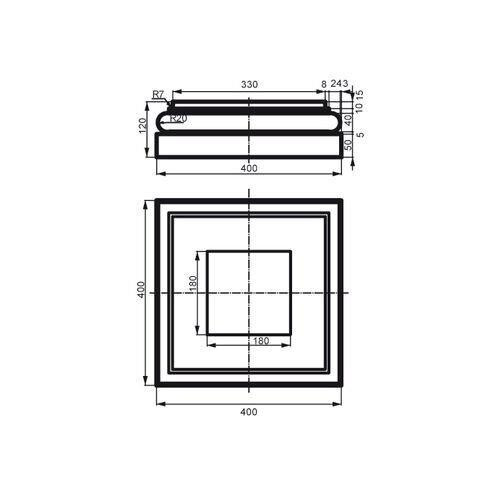 Колонна фасадная база Prestige Decor LC 114-3 Днепр - изображение 2