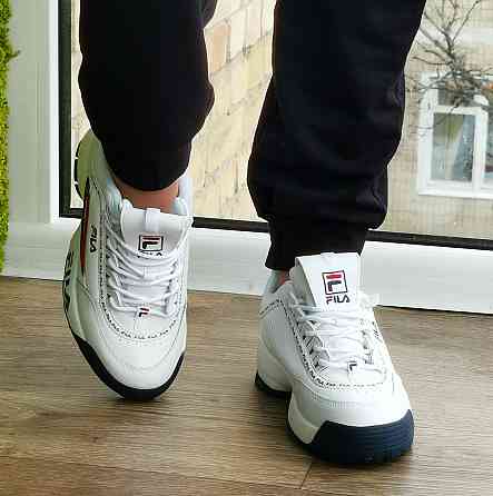 Кросівки FILA Disruptor Білі Жіночі Шкіряні Філа (розміри: 36,37,38,39,40) Відео Огляд Дніпро