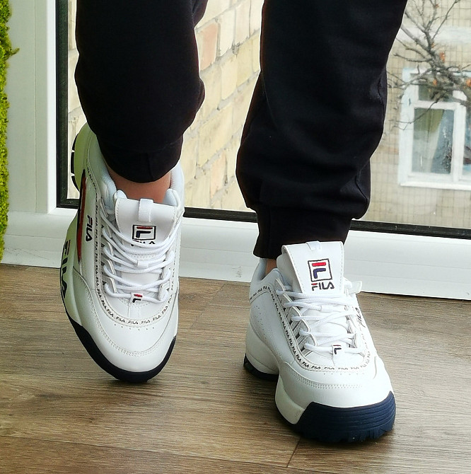 Кроссовки FILA Disruptor Белые Женские Кожаные Фила (размеры: 36,37,38,39,40) Видео Обзор Днепр - изображение 4