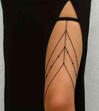 Браслет ланцюжок на ногу бодічон Київ