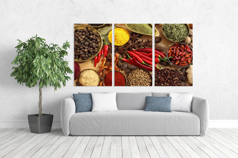 Модульна картина у вітальню/ спальню     Перець       ART-077_3A 100х150 см Київ - фото 2