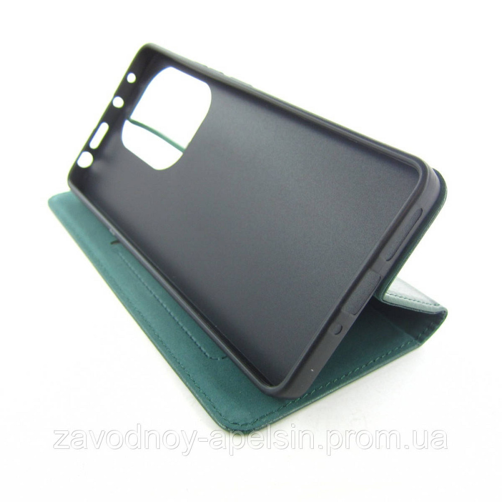 Чехол книжка Xiaomi Redmi Note 13 Pro 4G Poco M6 pro (зеленый) Одеса - фото 3