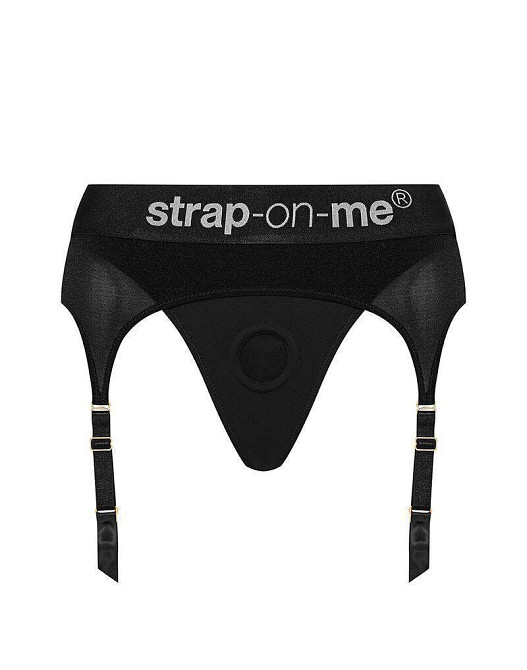 Трусики для страпона з підв’язками для панчіх Strap-On-Me REBEL HARNESS - XS (м'ята упаковка!!!) Sex Aura Київ - фото 4