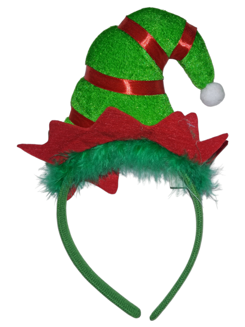 Рождественский обруч для волос Шапка ельфа one size зелёный Киев - изображение 2