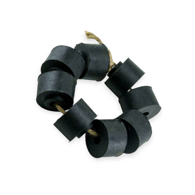 Втулка ГАЗ 24, 3302, УАЗ верхня передня, задня (к-кт 8 шт) (бублік) амортизатора Мукачево - фото 1