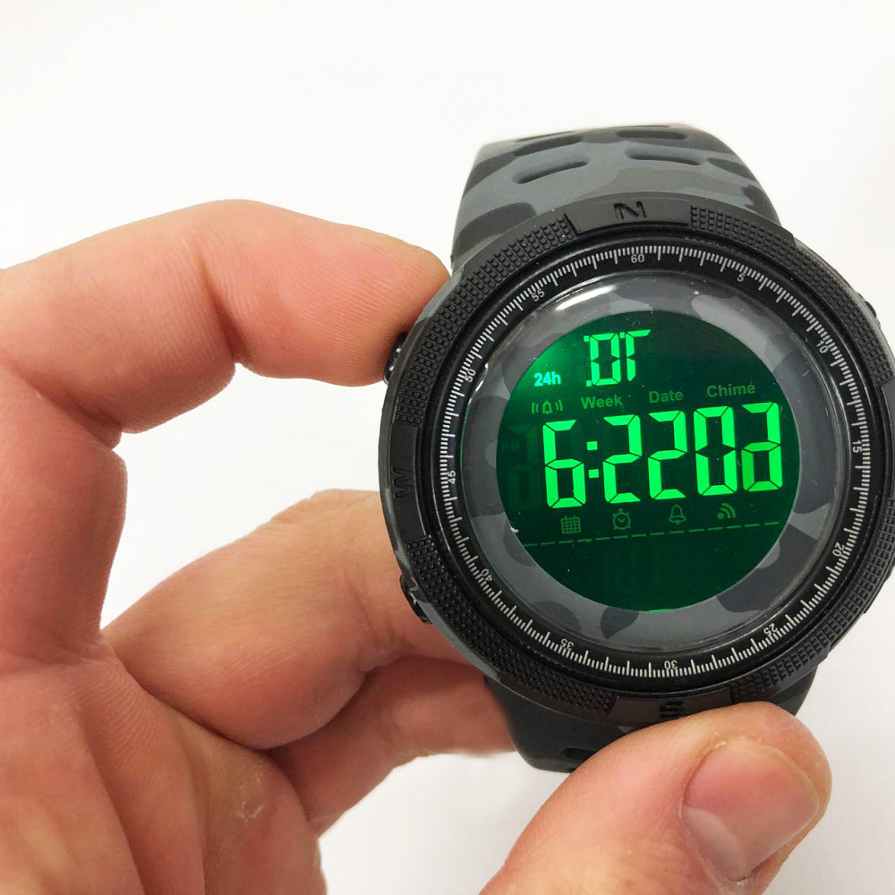 Військові тактичні годинники SKMEI, Годинники для кемпінгу з водозахистом Протиударні HF-29 Івано-Франківськ - фото 2