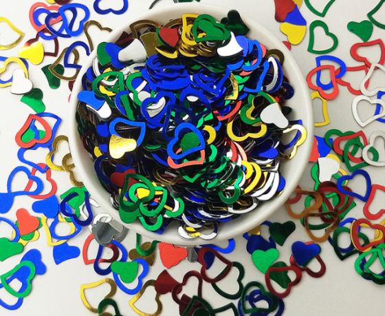 Метафан конфетти Сердечка 15 г разноцветный Киев