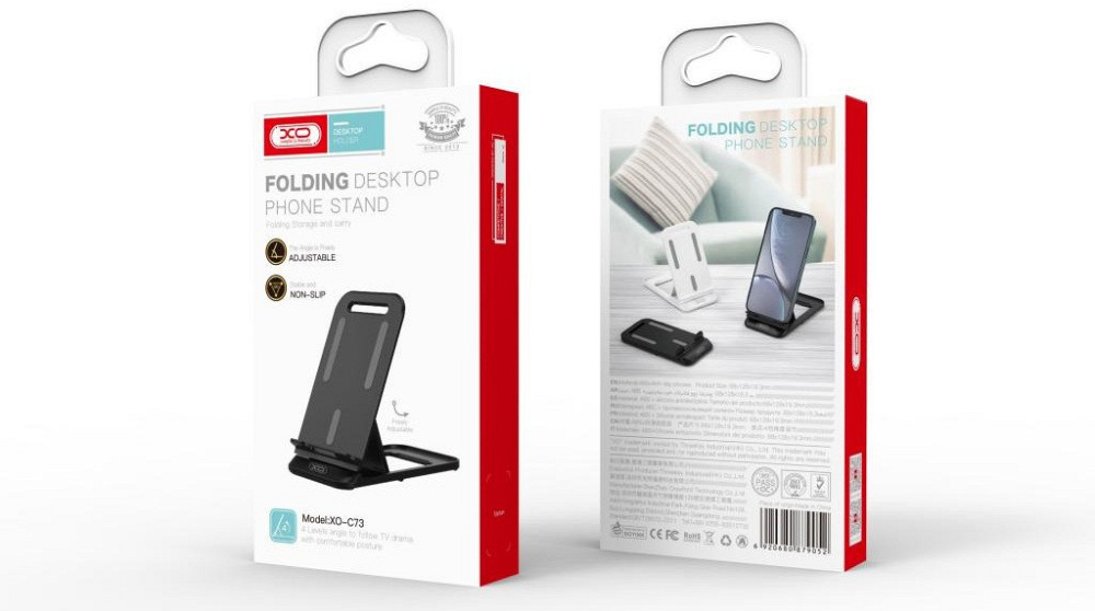 Універсальна підставка для телефону XO C73 Black (7109744) Київ - фото 2