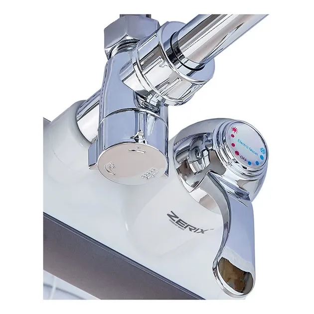 Проточний водонагрівач Zerix ELW22 електрокран 3,0 кВт стоячий з душем та лійкою (ZX4773) Чернівці - фото 7
