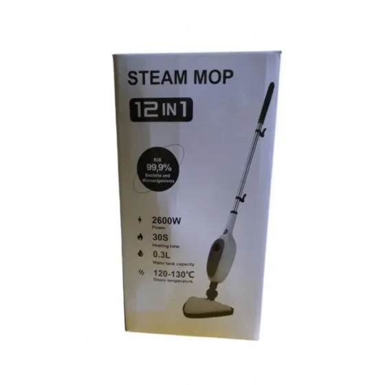 Парова швабра 12в1 Sikam Steam Mop 10446 2600Вт 120–130°C для прибирання та дезінфекції підлоги Одеса