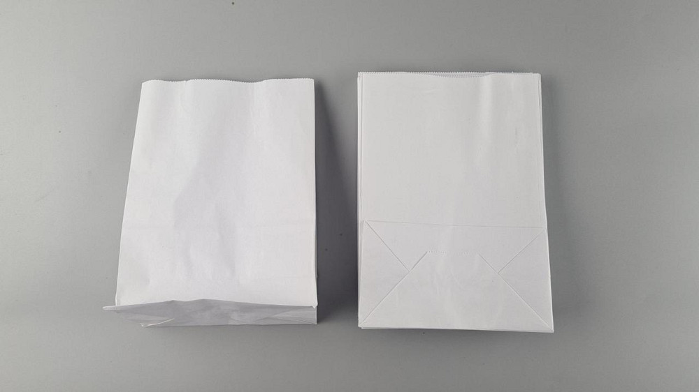 Пакет с дном бумажный крафт белый, 170х90х240, 70г/м2 (25 шт) Харьков - изображение 2
