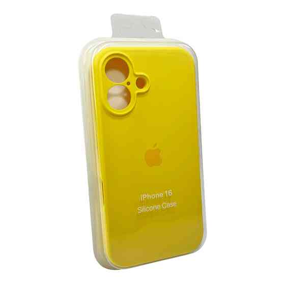Чохол для смартфона Silicone Full Case AA Camera Protect for Apple iPhone 16 56,Sunny Yellow Київ