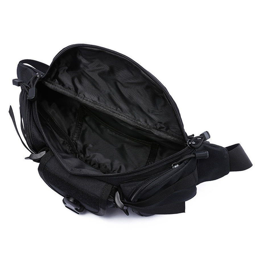 Нагрудная сумка мужская тактическая черная, Нагрудная сумка мужская тактическая тканевая EC-31 Львов - изображение 6