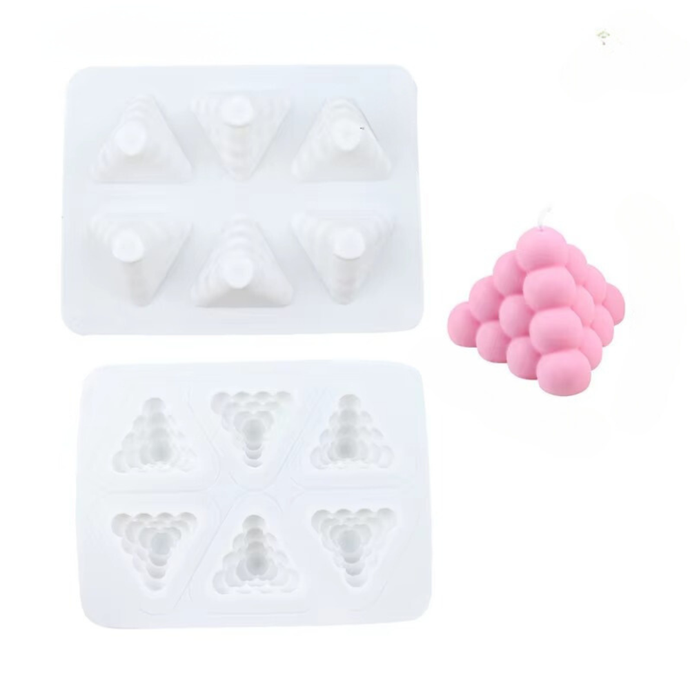 Силиконовая форма для изготовления свечек 6в1 28.5 x 21.5 х 5.1 cм 