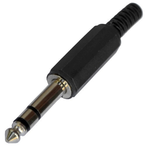 Штекером 6,3 мм стерео пластиковий корпус Полтава - фото 1