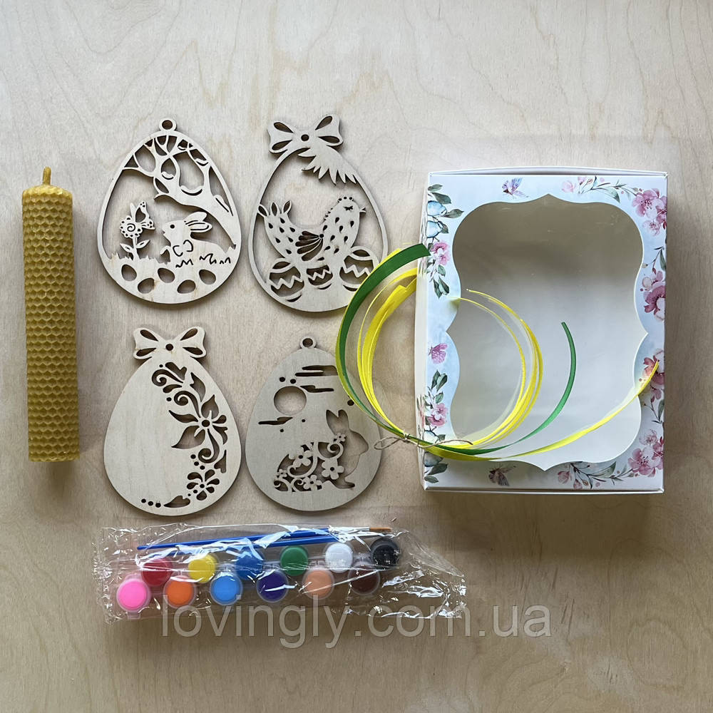 Подарок на Пасху набор со свечой и декором для творчества. Ирпень - изображение 4