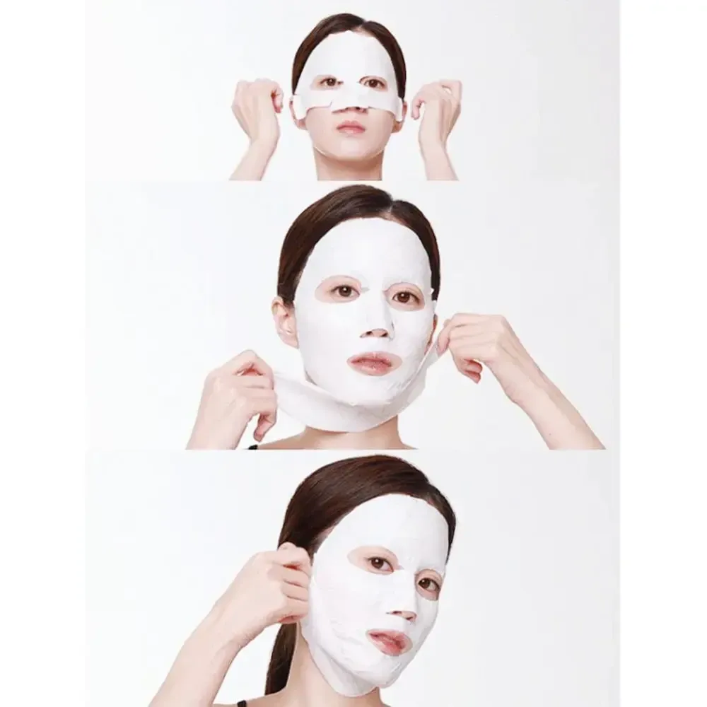 Восстанавливающая лифтинг тканевая маска для лица и шеи Perfect Healing V Tighter Rejuran, 4шт/20 г Днепр - изображение 4