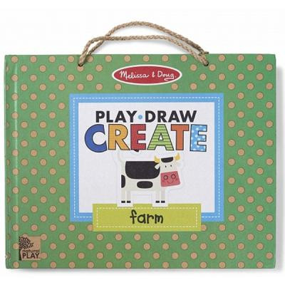 Развивающая игрушка Melissa&Doug Магнитный набор планшет Ферма (MD31325) Винница - изображение 1