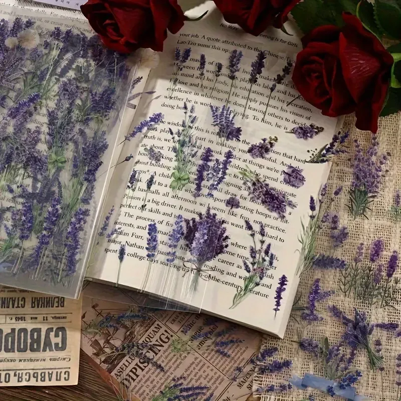 Стикеры цветочные «Лаванда» – набор 6 листов для декора Киев - изображение 6