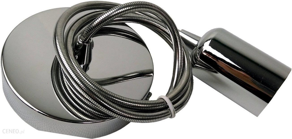 Хромований підвісний світильник на лампочку 19081 Луцьк - фото 1