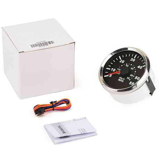 Спідметр ECMS PMS3-BS-55MI діаметр 85 мм, рамка хром, дисплей чорний Черкаси