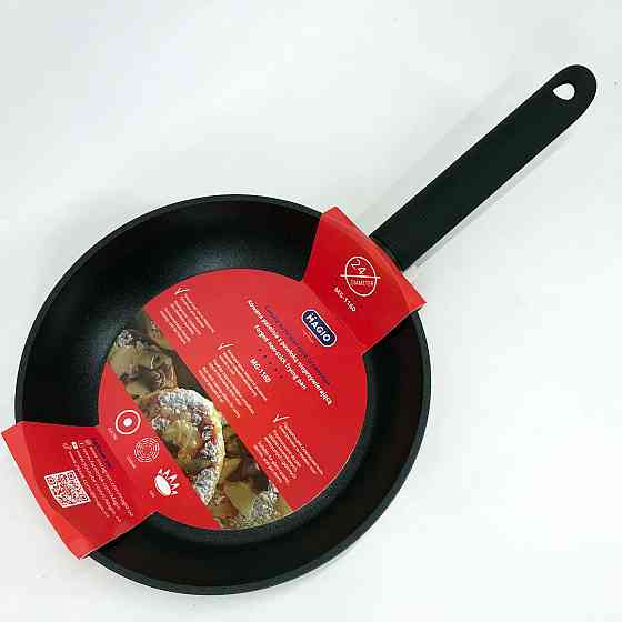 Кулінарна сковорода з антипригарним покриттям MAGIO MG-1160 24 см, Кована алюмінієва сковорода TF-73 Львів