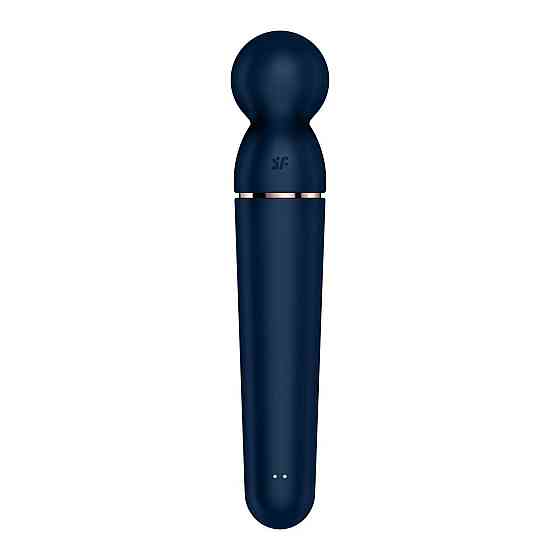 Вібромасажер Satisfyer Planet Wand-er Blue/Rosegold, дуже потужний, бездротовий Sex Aura Київ