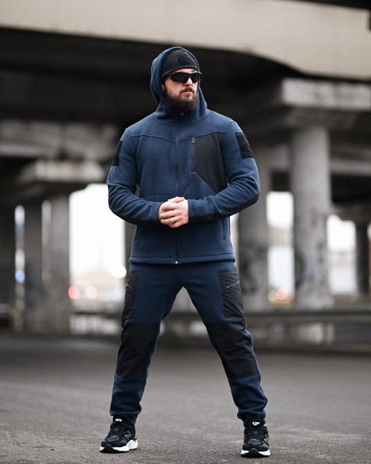 Флісовий спортивний тактичний костюм TARANTUL синій ДСНС ТР6550 Одеса - фото 1