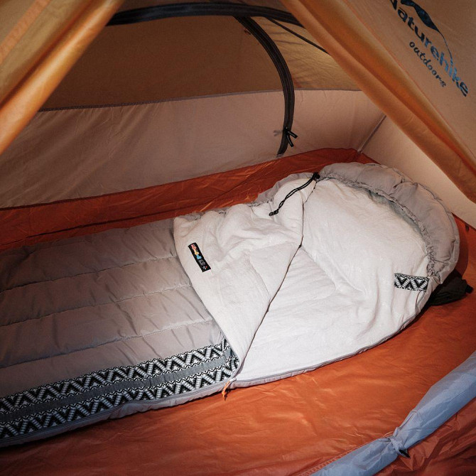 Спальник з капюшоном Naturehike L250 NH21MSD07, (9°C), лівий, сірий Київ - фото 7