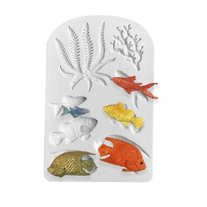 Молд силіконовий морський 143 на 94 мм сірий Київ - фото 7