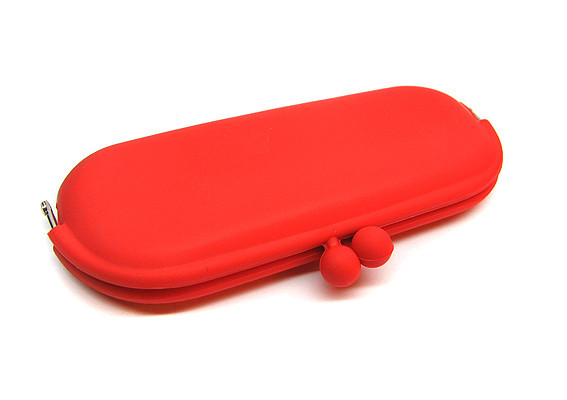 Футляр для окулярів жіночий червоний силіконовий Київ - фото 1