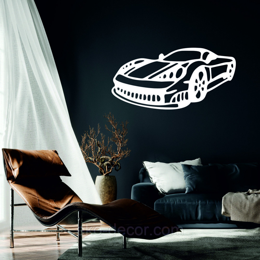 Декоративне настінне Панно «Машина Феррарі», Декор на стіну Київ - фото 6