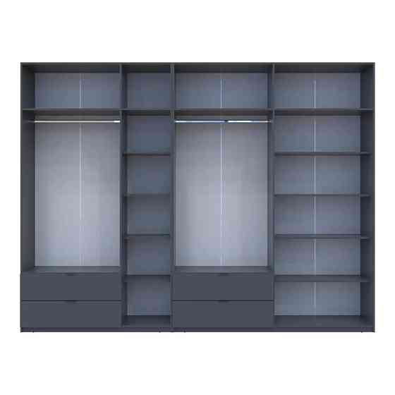 Шафа для одягу Doros Лукас Графіт 3+4 ДСП 280х50х240 DRS-011696 (42005121) Львів