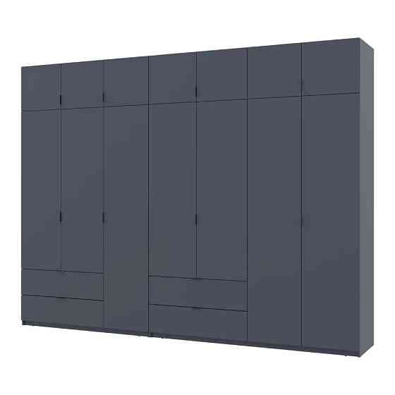 Шафа для одягу Doros Лукас Графіт 3+4 ДСП 280х50х240 DRS-011696 (42005121) Дніпро