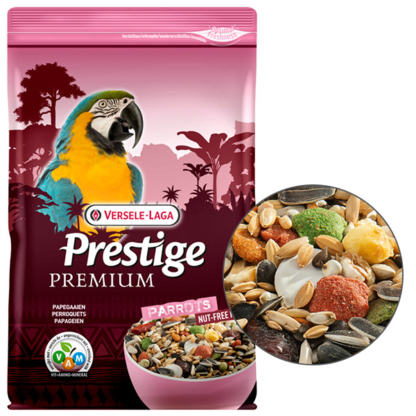 Versele-Laga Prestige Premium Parrots ВЕРСЕЛЕ-ЛАГА ПРЕСТИЖ ПРЕМІУМ ВЕЛИКИЙ ПАПУГА повнораціонний корм для великих папуг Київ - фото 1