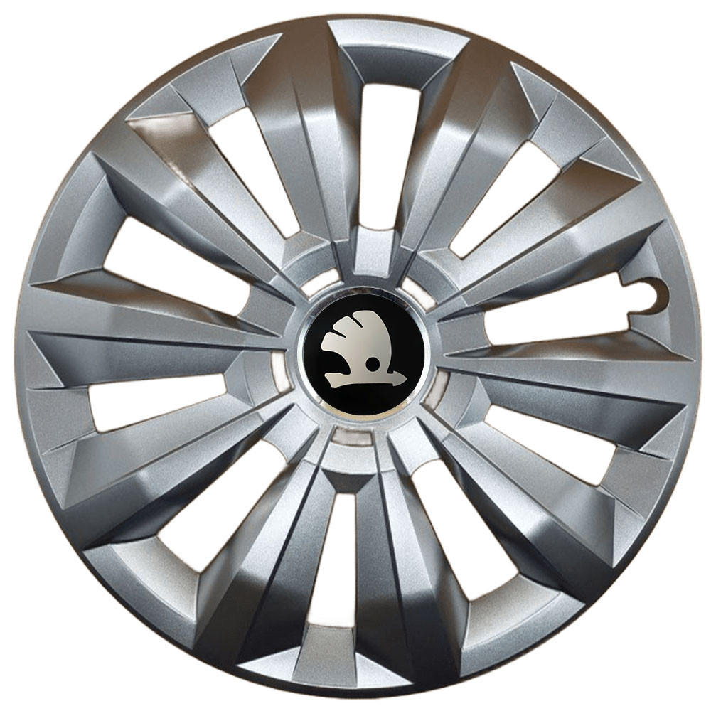Автомобільні модельні ковпаки R16 Skoda 434 4шт, SJS, сріблясті Київ - фото 1