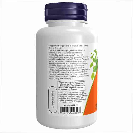 Turmeric Curcumin Phytosome 500mg - 60 vcaps Луцьк