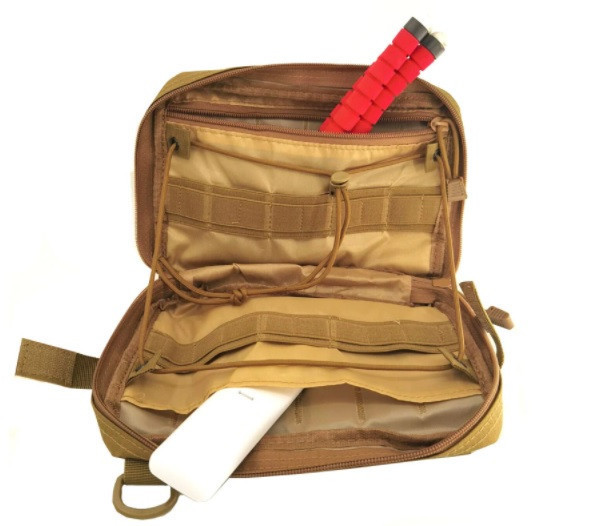 Подсумок общего назначения Molle горизонтальный текстиль (Бежевый) Винница - изображение 3