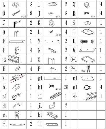 Душовий бокс асиметричний лівий REGA L120FFSL BRAVO (3уп.) Київ