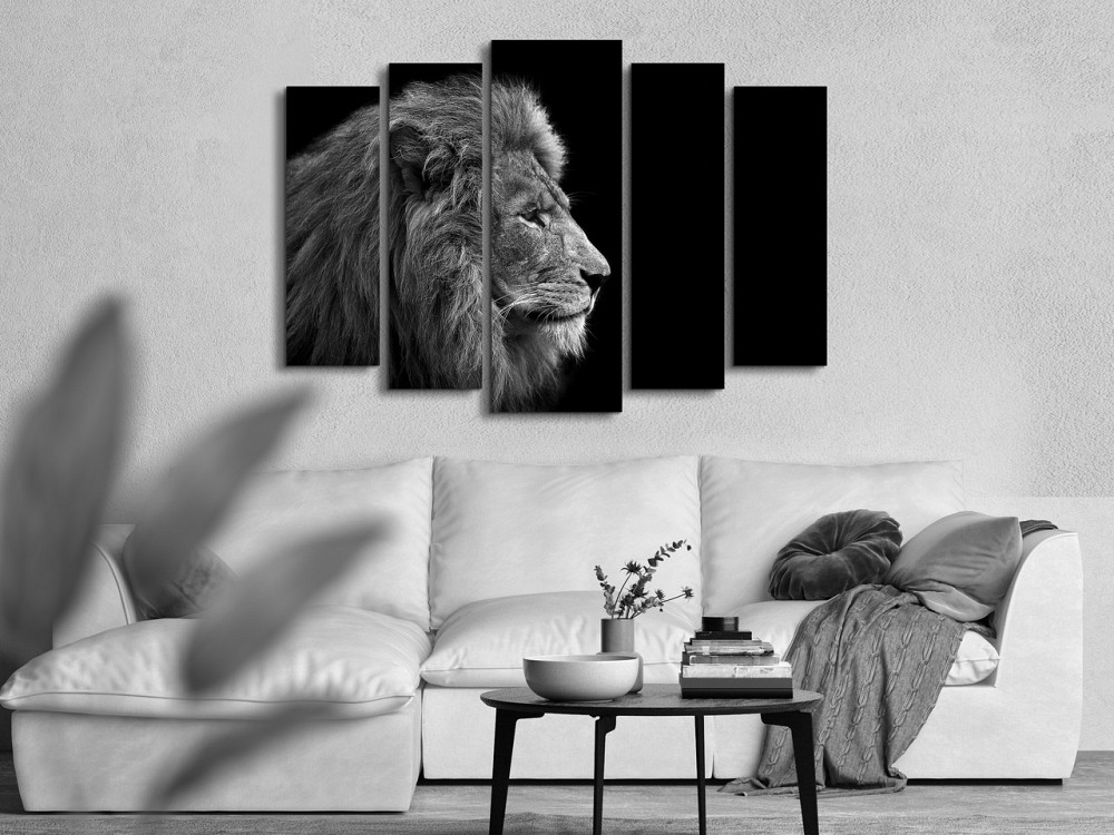 Модульная картина Лев Art-318_5 ( 80х118см ) Киев - изображение 2