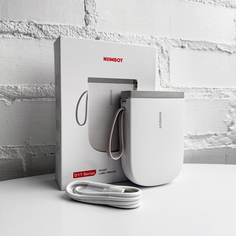 Термопринтер для друку наклейок NIIMBOT D11_H White Киев - изображение 9