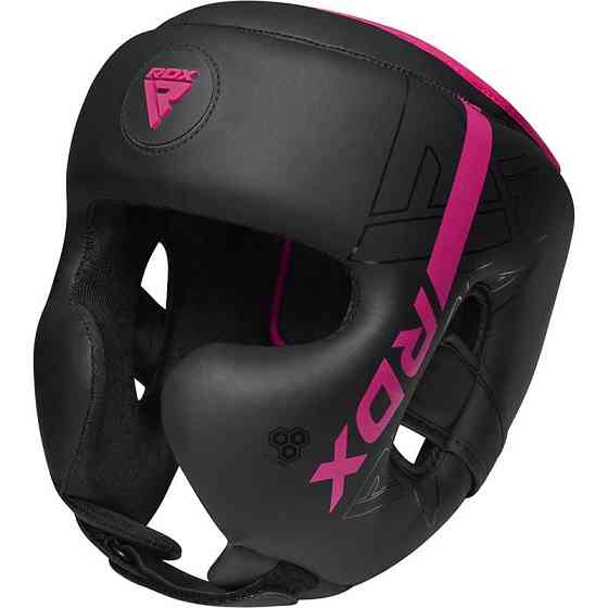Боксерський шолом RDX F6 KARA Matte Pink S Кам'янське