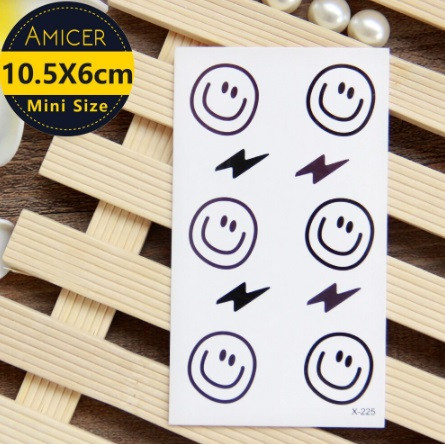 Тимчасове тату "Смайлик" - 10*6см Київ - фото 1