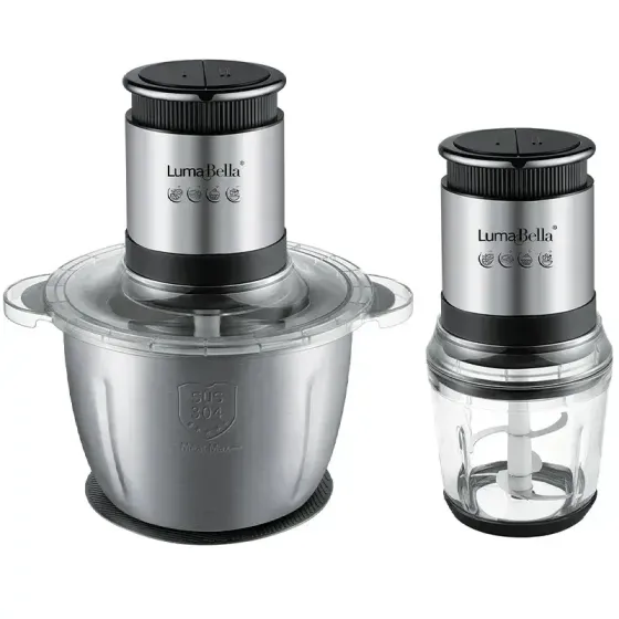 Измельчитель-блендер 2в1, 1000 Вт, 3.0 л + 0.6 л LumaBella Коломия