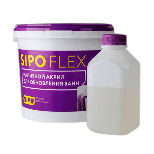 Рідкий акрил Sipo® для реставрації ванн на ванну довжиною 1,7 м Харків