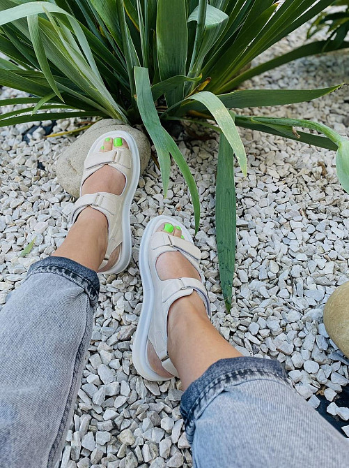 No brend Босоніжки жіночі 19-1 бежеві (літо, шкіра натуральна) (5082) Коломыя - изображение 10